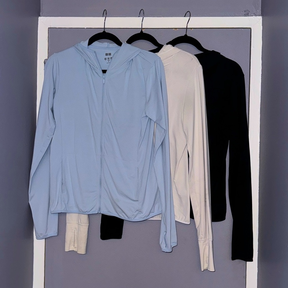 Set of 3 Uniqlo Light Weight Summer Jackets